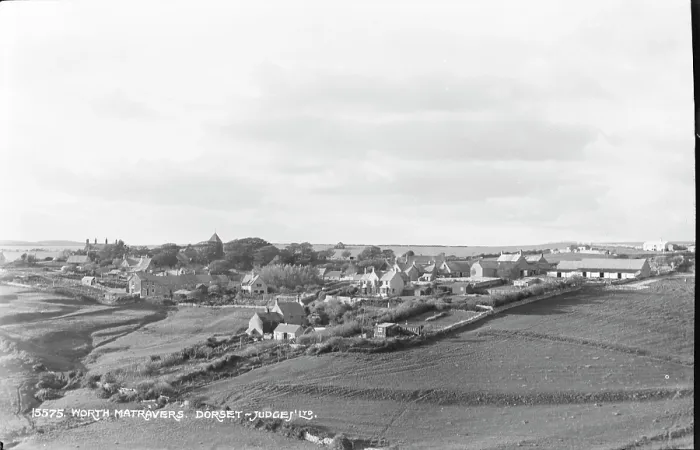 Framed Print : A Scenic View of Worth Matravers Framed Print : A Scenic View of Worth Matravers