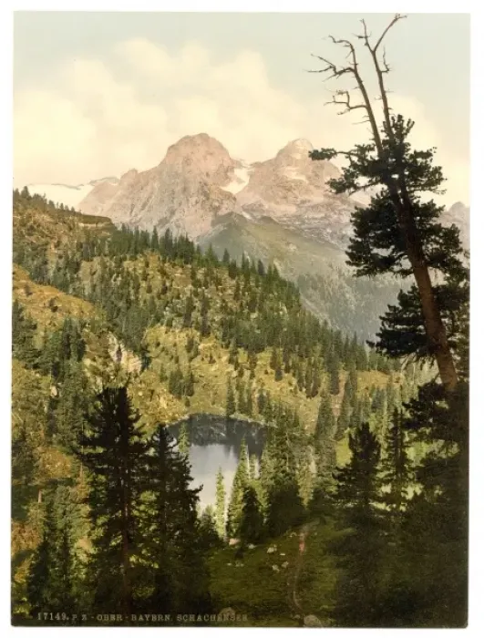 Framed Print : Schachensee, Upper Bavaria, Germany Framed Print : Schachensee, Upper Bavaria, Germany