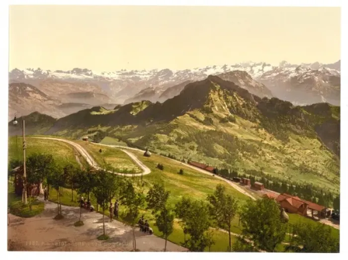 Framed Print : Scheidegg, general view, Rigi, Switzerland Framed Print : Scheidegg, general view, Rigi, Switzerland