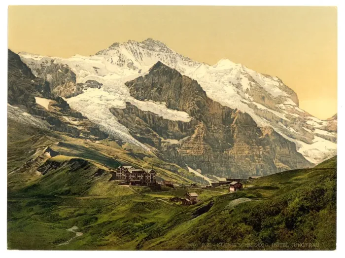 Framed Print : Scheidegg, Hotel Jungfrau, Bernese Oberland, Switzerland Framed Print : Scheidegg, Hotel Jungfrau, Bernese Oberland, Switzerland