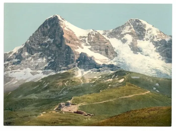 Framed Print : Scheidegg, Mount Eiger and Monch, Bernese Oberland, Switzerl Framed Print : Scheidegg, Mount Eiger and Monch, Bernese Oberland, Switzerl