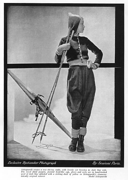 Schiaparelli ski oufit, 1929