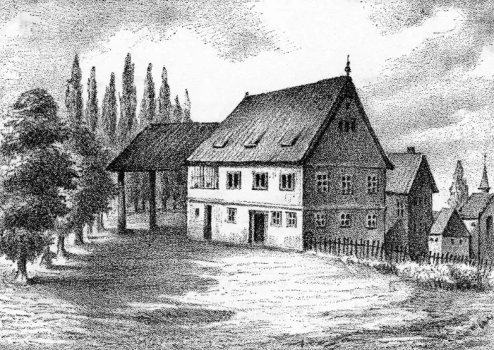 Framed Print : Schiller home Bauerbach Framed Print : Schiller home Bauerbach