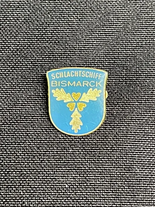 Framed Print : Schlachtschiff Bismarck lapel badge, German battleship, WW2 Framed Print : Schlachtschiff Bismarck lapel badge, German battleship, WW2
