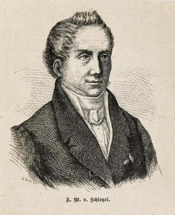 Framed Print : SCHLEGEL, August Wilhelm von (1767-1845) Framed Print : SCHLEGEL, August Wilhelm von (1767-1845)
