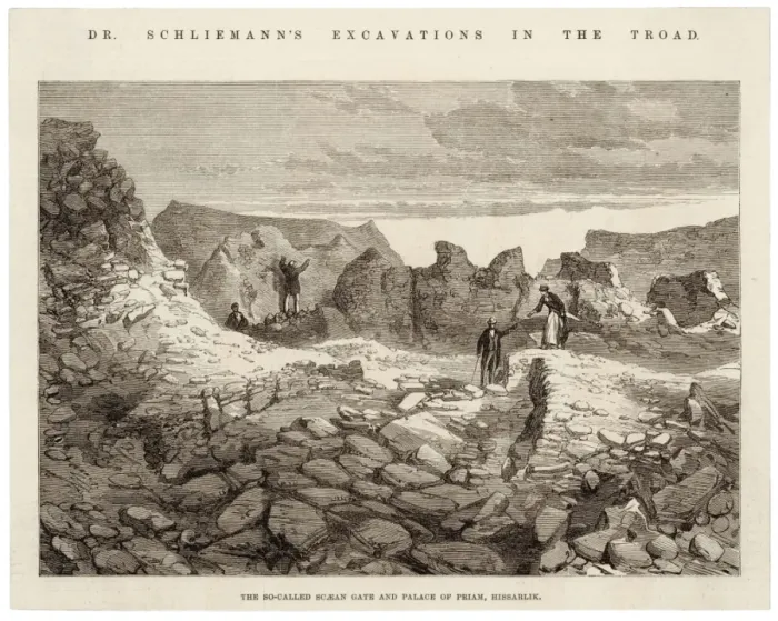 Framed Print : Schliemanns Excavations Framed Print : Schliemanns Excavations