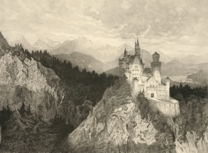 Framed Print : Schloss Neuschwanstein Framed Print : Schloss Neuschwanstein