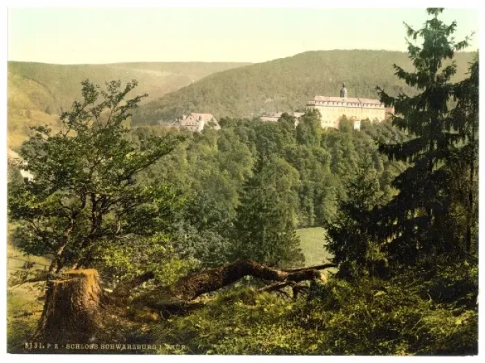 Framed Print : Schloss Schwarzburg, I. Thuringia, Germany Framed Print : Schloss Schwarzburg, I. Thuringia, Germany