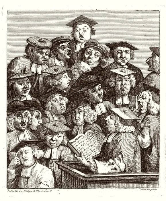 Framed Print : Scholars at a Lecture Framed Print : Scholars at a Lecture