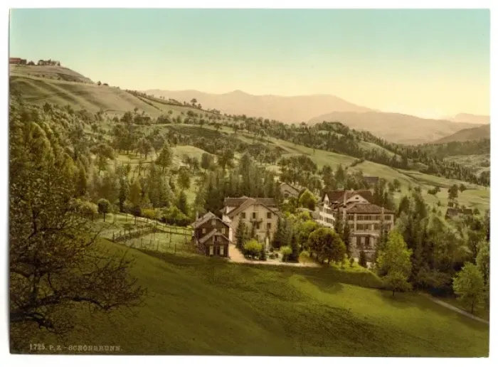 Framed Print : Schonbrunn, near Zug, Switzerland Framed Print : Schonbrunn, near Zug, Switzerland