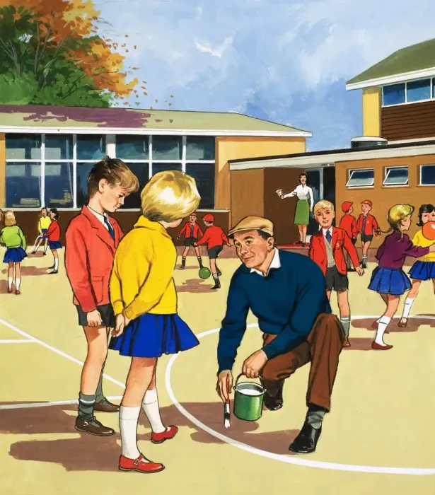 Framed Print : School caretaker and odd-jobs man Framed Print : School caretaker and odd-jobs man