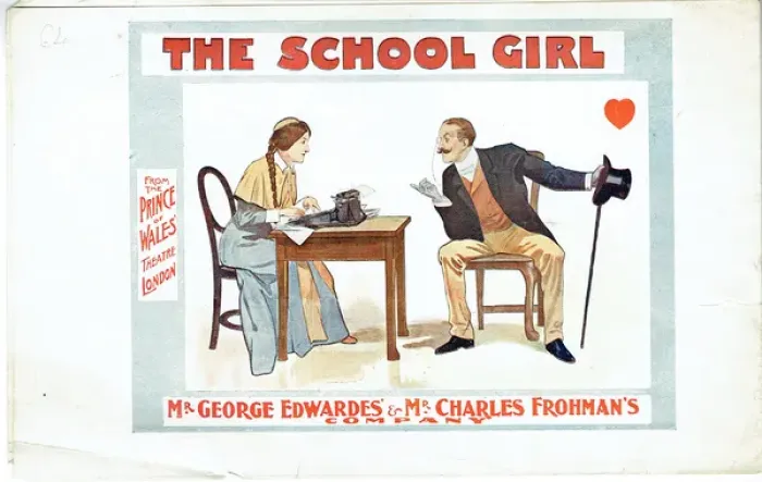 Framed Print : The School Girl by Henry Hamilton and Paul M Potter Framed Print : The School Girl by Henry Hamilton and Paul M Potter