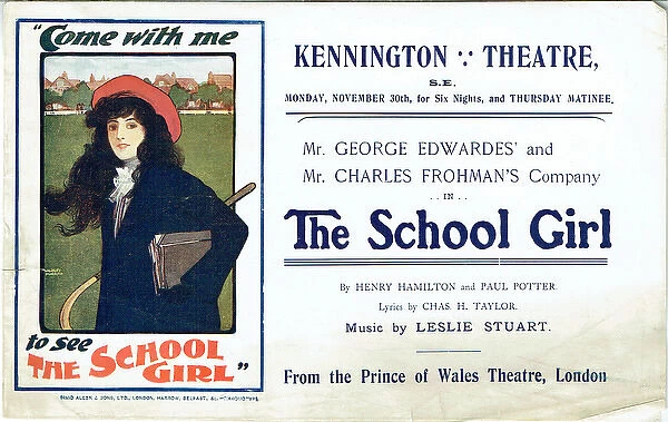 The School Girl by Henry Hamilton and Paul M Potter