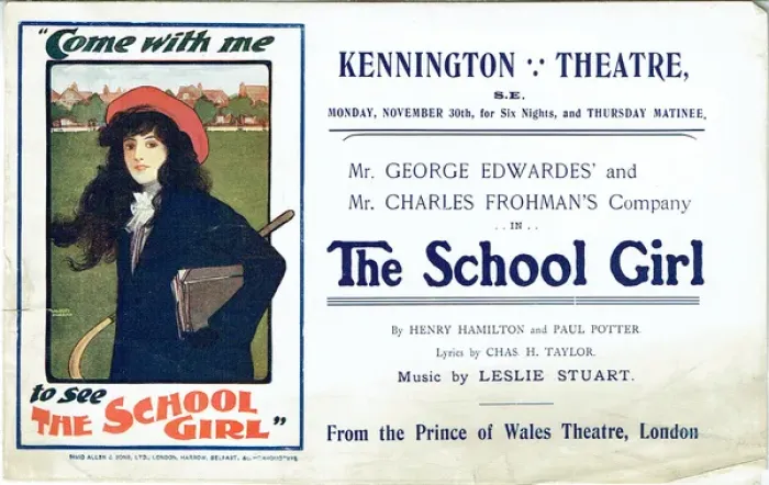Framed Print : The School Girl by Henry Hamilton and Paul M Potter Framed Print : The School Girl by Henry Hamilton and Paul M Potter