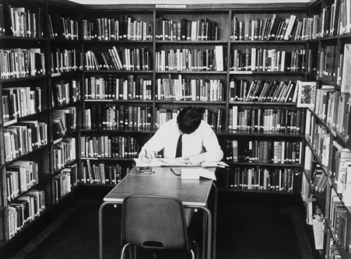 Framed Print : In the School Library Framed Print : In the School Library