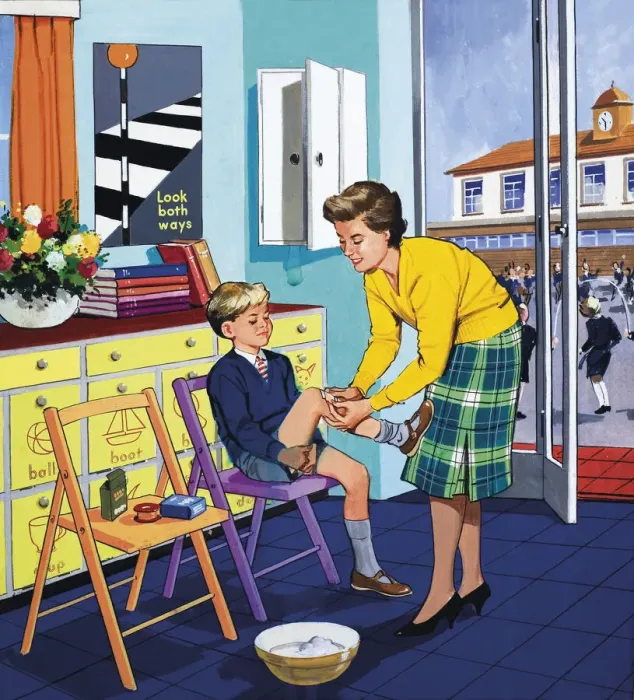 Framed Print : School Nurse Framed Print : School Nurse