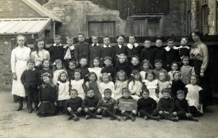 Framed Print : School Photograph, Hawkesbury Upton, Bristol County Framed Print : School Photograph, Hawkesbury Upton, Bristol County