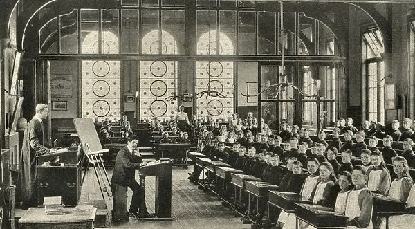 School Room at the Metropolitan and City Police Orphanage, T