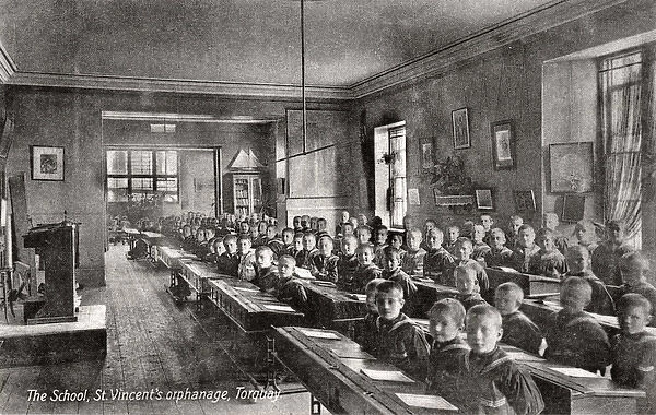 School room at St Vincents Orphanage, Torquay