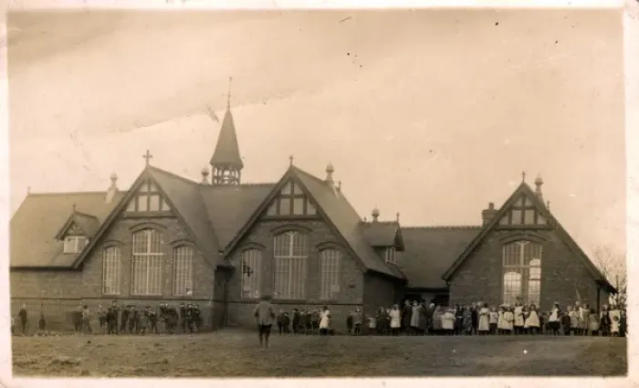 Framed Print : School, Unknown location Framed Print : School, Unknown location