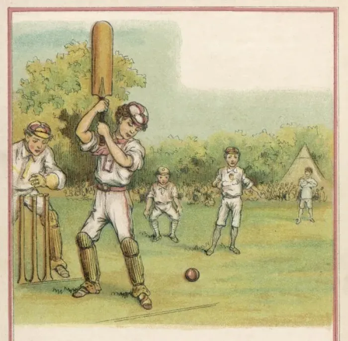 Framed Print : Schoolboy Batsman Framed Print : Schoolboy Batsman
