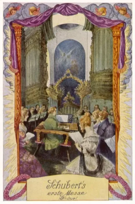 Framed Print : Schubert / Mass No 1 in F Framed Print : Schubert / Mass No 1 in F