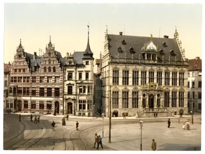 Framed Print : Schutting, Bremen, Germany Framed Print : Schutting, Bremen, Germany