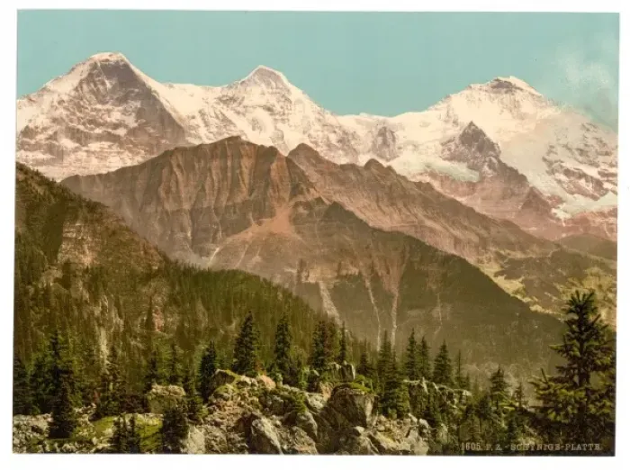 Framed Print : Schynige Platte, Eiger, Monch and Jungfrau, Bernese Oberland Framed Print : Schynige Platte, Eiger, Monch and Jungfrau, Bernese Oberland