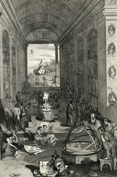 Framed Print : SCIENCE ALLEGORISED Framed Print : SCIENCE ALLEGORISED