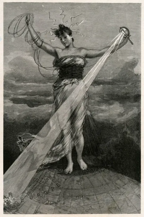 Framed Print : SCIENCE AS A GODDESS Framed Print : SCIENCE AS A GODDESS