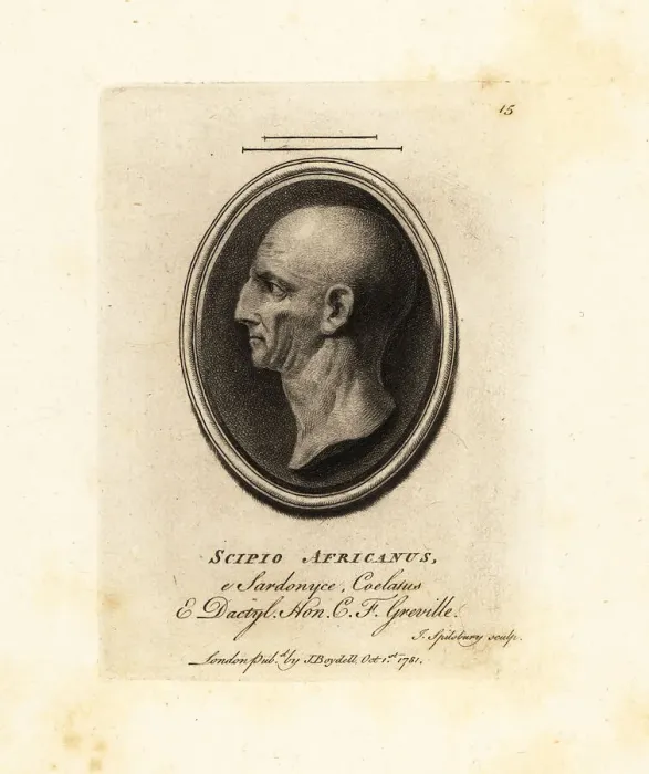 Framed Print : Scipio Africanus, 236 / 235-183 BC, Roman general Framed Print : Scipio Africanus, 236 / 235-183 BC, Roman general