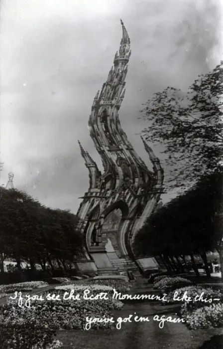 Framed Print : The Scot Monument (Sir Walter Scott), Princes Street, Midlot