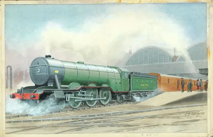 Framed Print : Scotch Express leaving King's Cross, LNER Framed Print : Scotch Express leaving King's Cross, LNER