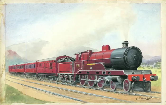 Framed Print : Scotch Express, LMS (London and North Western Section) Framed Print : Scotch Express, LMS (London and North Western Section)