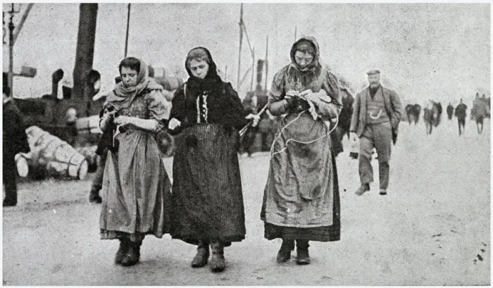 Framed Print : Scotch Herring Women Workers 1902 Framed Print : Scotch Herring Women Workers 1902