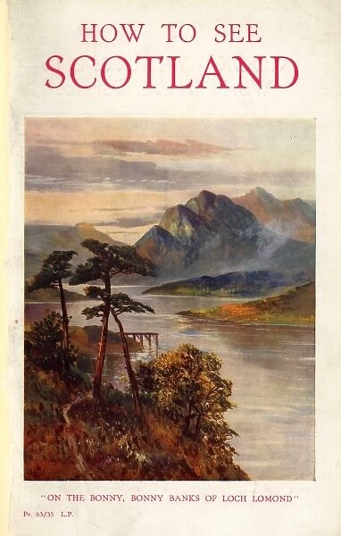 Scotland. Thomas Cook Brochure Cover - Scotland. Date: 1935