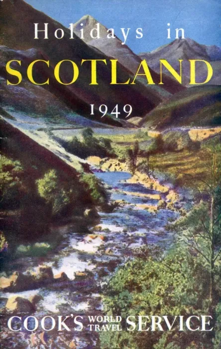 Framed Print : Scotland. Thomas Cook Brochure Cover - Scotland. Date: 1949 Framed Print : Scotland. Thomas Cook Brochure Cover - Scotland. Date: 1949