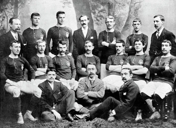 Framed Print : Scotland National Football Team in 1895 Framed Print : Scotland National Football Team in 1895