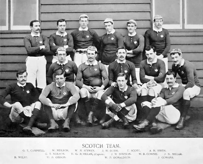 Framed Print : Scotland Rugby Team in the 1890s Framed Print : Scotland Rugby Team in the 1890s