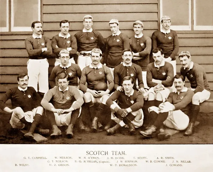 Framed Print : Scotland Rugby Team in the 1890s Framed Print : Scotland Rugby Team in the 1890s