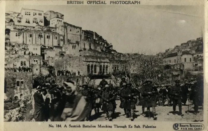 Framed Print : Scots Battalion at Es Salt, Palestine, WW1 Framed Print : Scots Battalion at Es Salt, Palestine, WW1