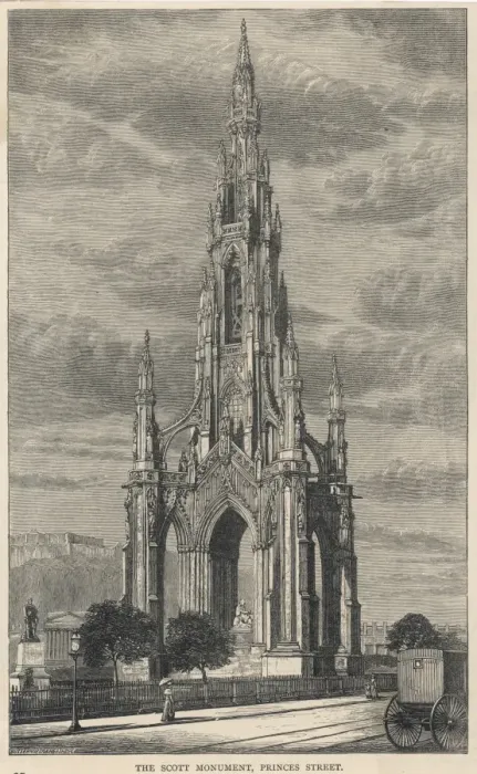 Framed Print : Scott / Edinburgh / Monument Framed Print : Scott / Edinburgh / Monument