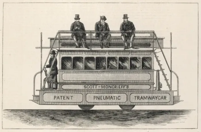 Framed Print : Scott-Moncrieff Tram Framed Print : Scott-Moncrieff Tram