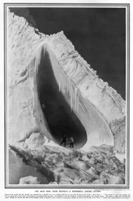 Framed Print : Scott Polar Expedition 1910 - 1912 - glacial cave Framed Print : Scott Polar Expedition 1910 - 1912 - glacial cave