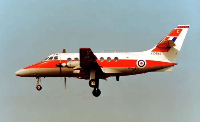 Framed Print : Scottish Aviation Jetstream T.1 XX495 - C Framed Print : Scottish Aviation Jetstream T.1 XX495 - C