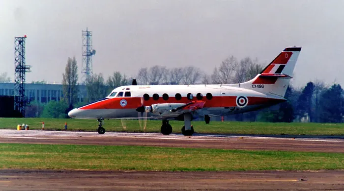Framed Print : Scottish Aviation Jetstream T.1 XX496 - D Framed Print : Scottish Aviation Jetstream T.1 XX496 - D