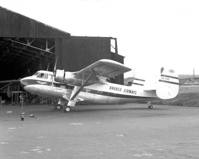 Framed Print : Scottish Aviation Twin Pioneer 1 VR-OAE Framed Print : Scottish Aviation Twin Pioneer 1 VR-OAE