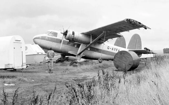 Framed Print : Scottish Aviation Twin Pioneer 3 G-AYFA Framed Print : Scottish Aviation Twin Pioneer 3 G-AYFA