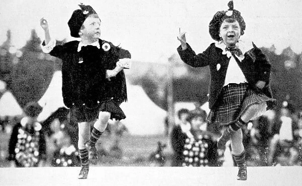 Scottish Children Highland Dancing, Aboyne, 1926