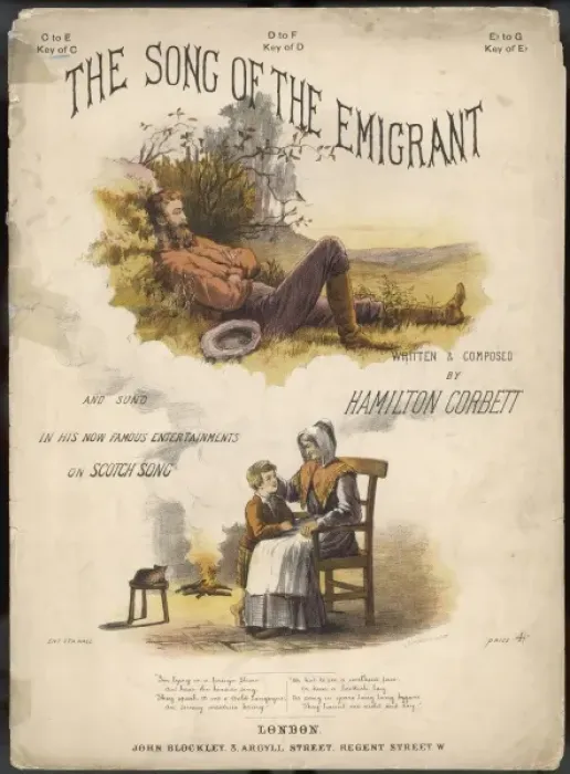 Framed Print : Scottish Emigrant Framed Print : Scottish Emigrant